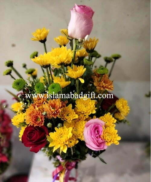 Imported Roses in Vase