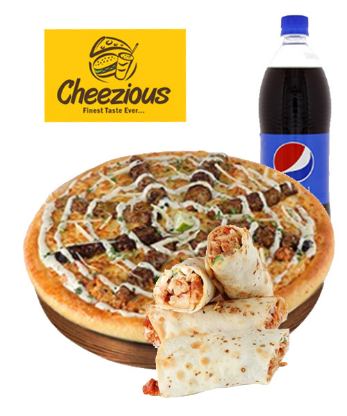 Pizza With Arabic Rolls