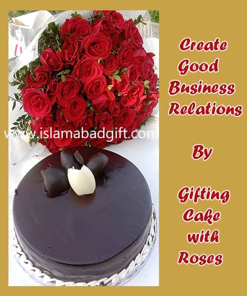 Corporate Cake with Roses