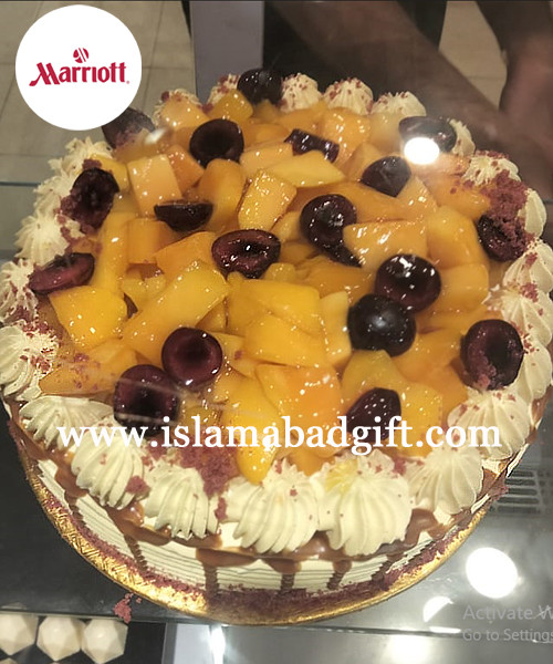 Marriott Hotel Mango Cake