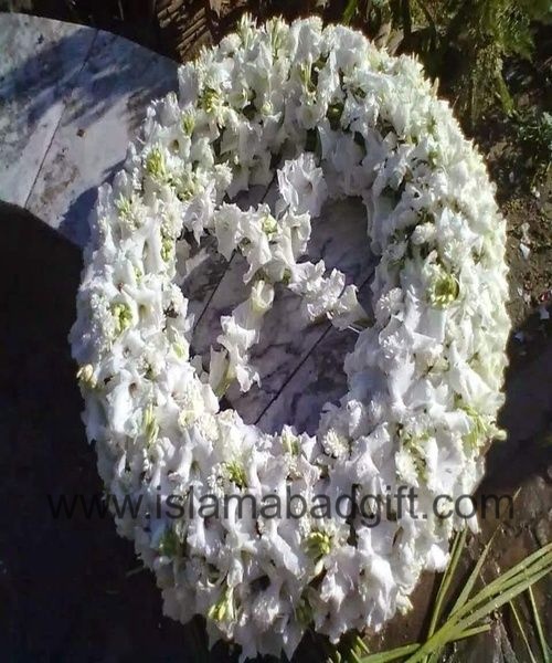 White Sympathy Wreath
