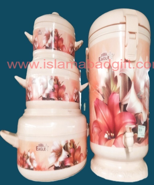 3 PCS HOT POT SET 1 PCS WATER COOLER