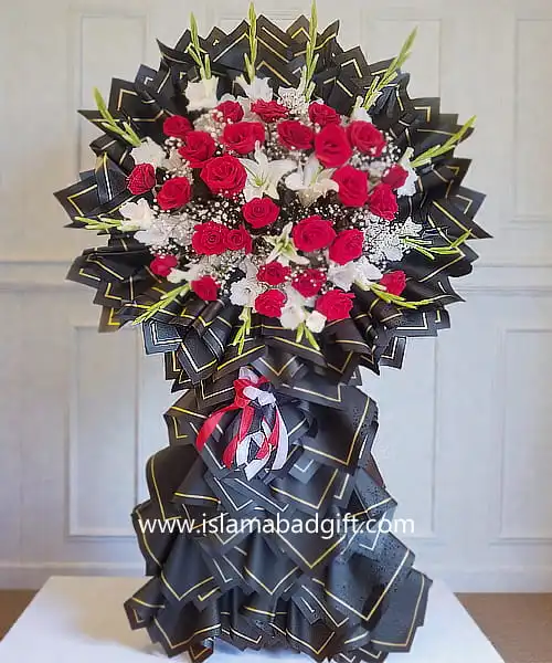 Celebration flower stand"